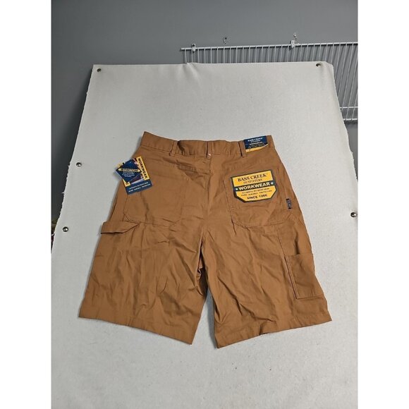 Bass Creek Outfitters Workwear Cargo Shorts Men's 38 Brown Utility Pockets New - Picture 1 of 6